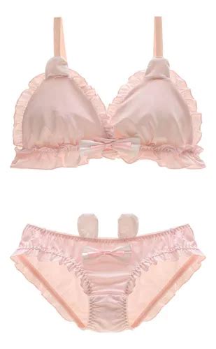 Pk L Conjunto De Suti Kawaii E Lingerie Acabamento Em Parcelamento Sem Juros