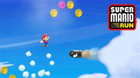 Super Mario Run World Sky High Lifts And Leaps Youtube