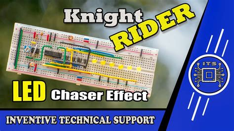 How To Make A Diy Knight Rider Led Chaser Knight Rider Led Chaser