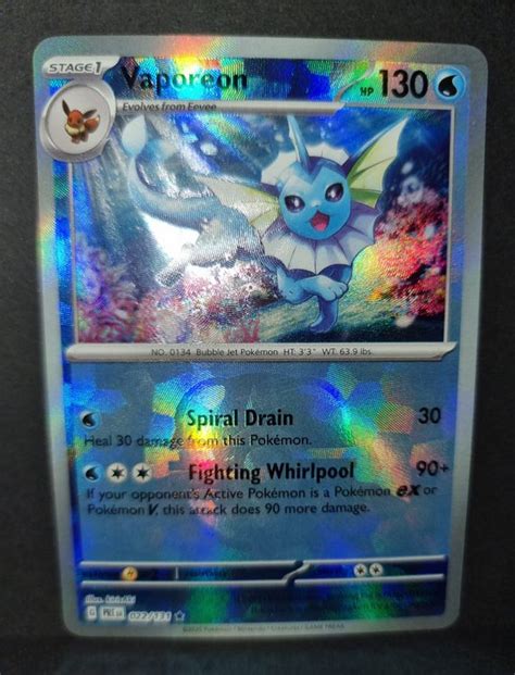 Pokémon Prismatic Evolution Vaporeon Masterball reverse Kaufen auf