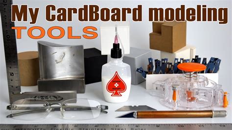 My Cardboard Modeling Tools Model Making For Designers And Architects