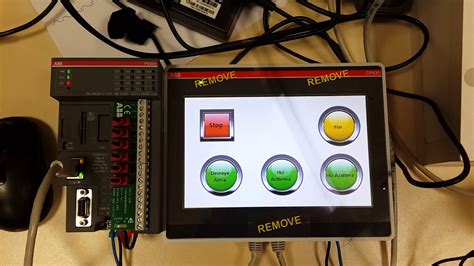 To Communicate Touch Panel Plc And Pc Testing Youtube