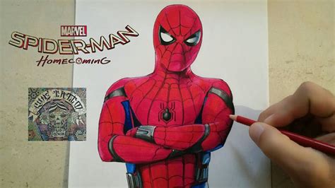 Como Dibujar A Spiderman Homecoming How To Draw Spiderman Homecoming