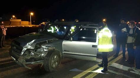 Grave accidente en la ruta 35 iba zigzagueando e impactó de frente con