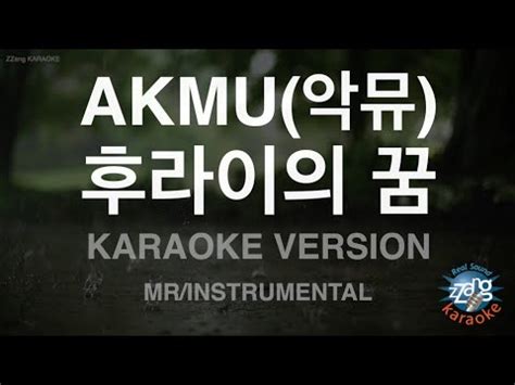 Akmu Mr Instrumental Zzang Karaoke Youtube