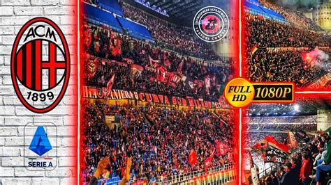 60 000 Tifosi I Rossoneri Curva Sud Milano In San Siro Serie A