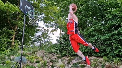 Practising Low Hoop Jams Before Slam Dunk Contest Youtube