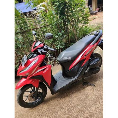 Motor Honda Vario Tahun Bekas Warna Merah Mesin Halus Siap Pakai