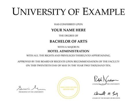 Free University Diploma Templates Of Fake Bachelor Degree Template Free