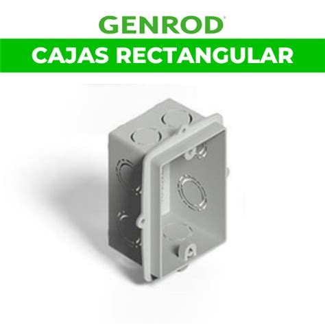 Caja De Embutir Rectangular Pvc Genrod