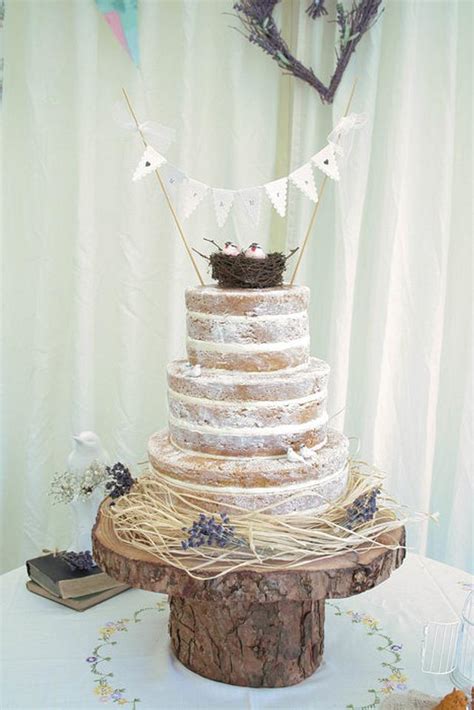 Naked Rustic Cake Decorated Cake By Allaboutcake CakesDecor