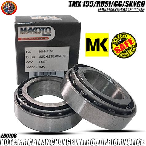 Tmx Rusi Cg Skygo Ball Race Knuckle Bearing Set Eb Qb Shopee