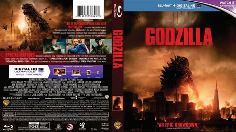 Godzilla Blu-Ray DVD Covers (2014) R1