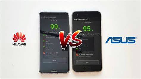 Huawei Mate Pro Vs Asus Zenfone Antutu Benchmark Youtube