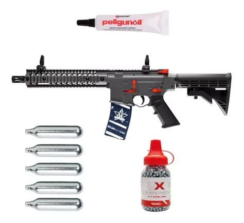 Rifle R1 Crosman Patriots Full Auto Bbs 4 5mm Co2 Xtrm P Envío gratis