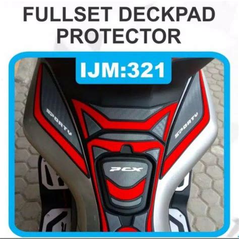 Jual Deck Pad Protector Honda Pcx Full Set Tank Pad Honda All New Pcx