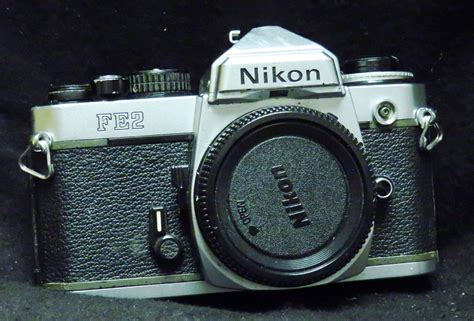 Nikon FE2 Chrome Film Body Meter Non Working MrCad Online Store