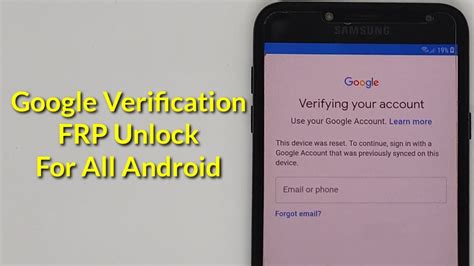 Bypass Google Frp Lock On Any Android Youtube