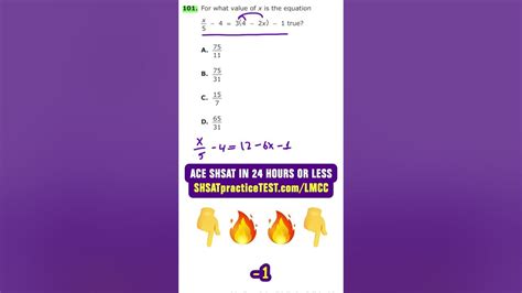 Shsat 2024 The Ultimate Shsat Algebra Hack Unraveling The Toughest