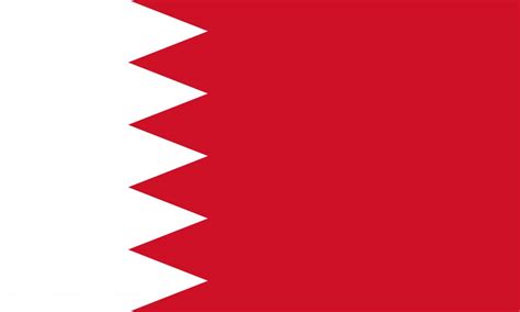 Flag Of Bahrain Image And Meaning Bahraini Flag Country Flags