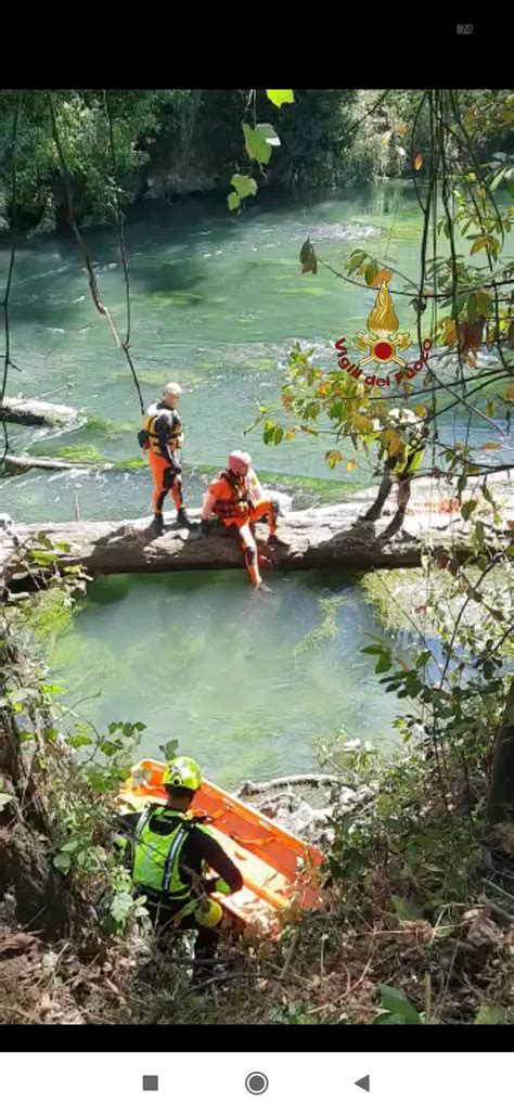 Fiume Aniene Sommozzatori Trovano Cadavere Uomo Scomparso