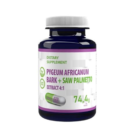 Pygeum Africanum Bark Saw Palmetto Complex 120 Capsule Vegane EMAG Ro