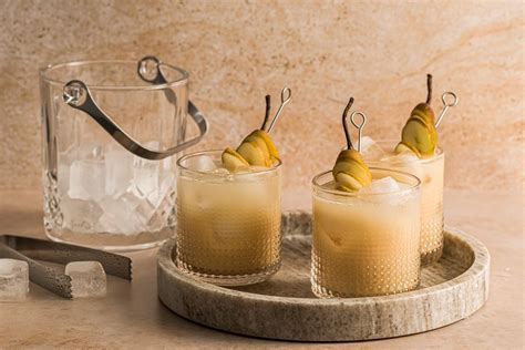 Birnen Caramel Gin Fizz Rezepte Fooby Ch