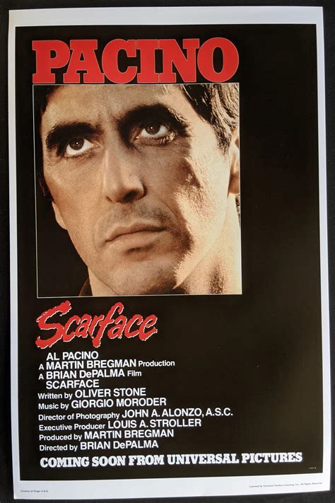 Scarface Movie Poster 1983