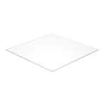 Falken Design 12 In X 12 In X 1 2 In Thick Acrylic White Opaque 7508