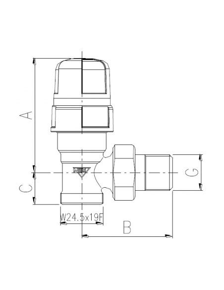 Kit Valvola Termostatica Rbm Serie Jet Line