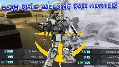 Gbo2 Rx 79g Gundam Ground Type Beam Rifle Wielding Raid Hunter