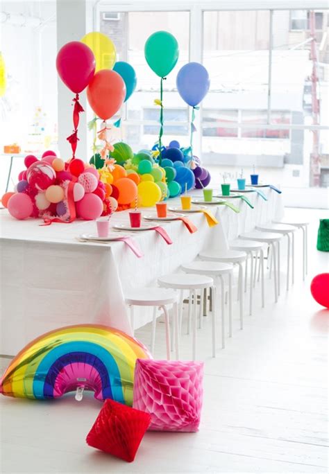 Rainbow Theme Kids Party Ideas By Lindi Haws On Love The Day