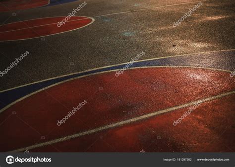 Asphalt of basketball court Stock Photo by ©krsmanovic 181297302