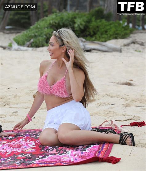 Farrah Abraham Sexy Seen Flaunting Her Hot Tits And Legs At The Beach In Hawaii Aznude