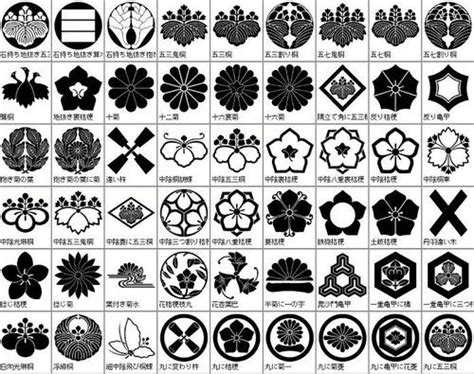 kamon 家紋 are Japanese emblems used to decorate and identify an