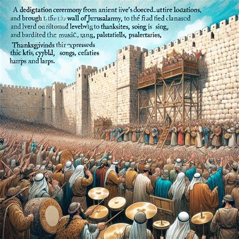 What Does Nehemiah 12 27 Mean Bible Art