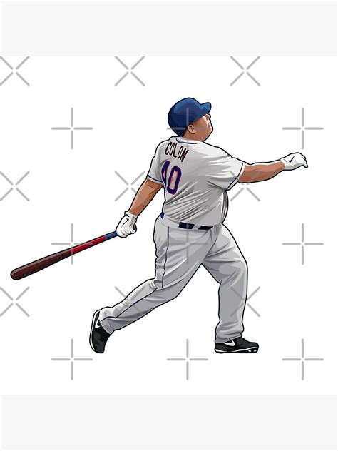 "Bartolo Colon Home Run" Poster by EmilyBlack87 | Redbubble