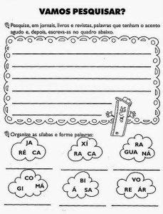 Atividades Acento Agudo E Circunflexo 3 Ano Descubra A Emocionante