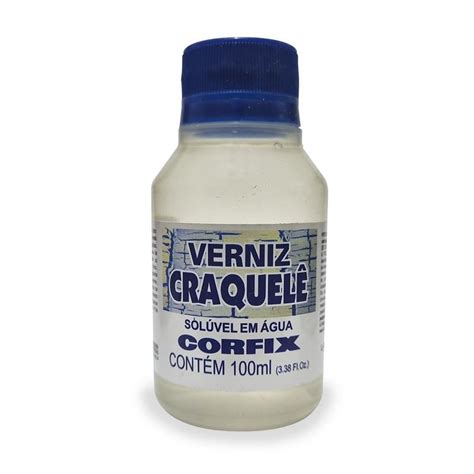 Verniz Craquelê 100ml Corfix 100ml Verniz para Artesanato Magazine