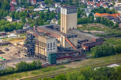 Gelsenkirchen Aus Der Vogelperspektive Teilabri Bergwerk Lippe Zeche