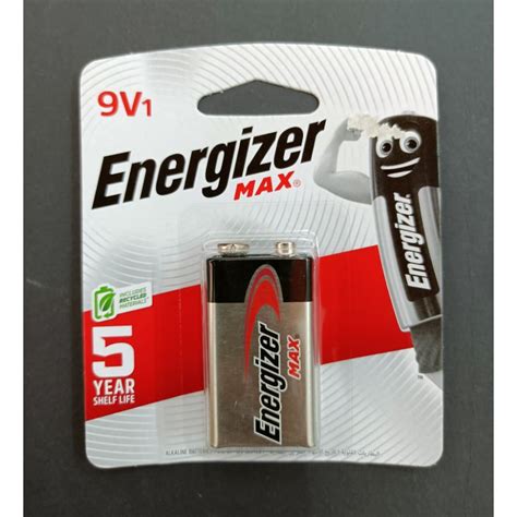 100% Original Energizer Max 9V Battery | Shopee Malaysia