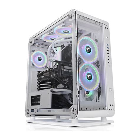 Core P6 Tempered Glass Snow Mid Tower Chassis