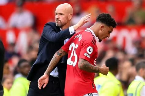 Erik Ten Hag Had Previously Warned Jadon Sancho Of Drop Off At