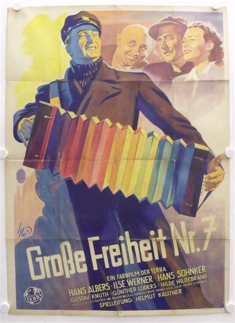 Grosse Freiheit Nr 7 Originales Deutsches Filmplakat