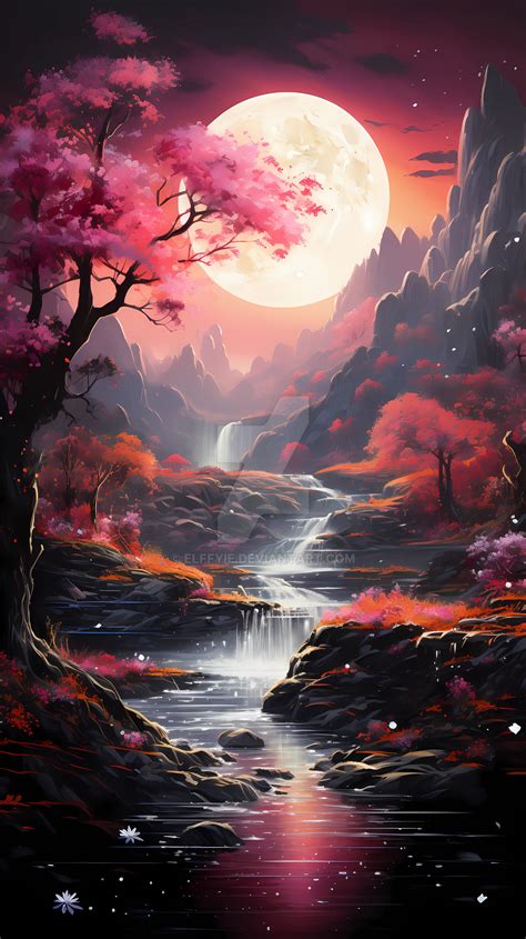 Wallpaper Series ~ Moon Landscape by Elffyie on DeviantArt