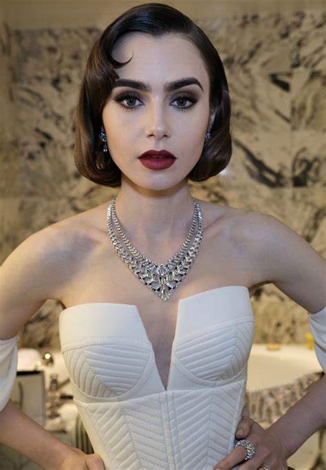 Lily Collins Paired a Chic Bob With Old Hollywood Glam at the Met Gala | Glamour