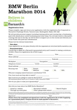 Fillable Online Barnardos Org Please Fill In The Gb Application Form