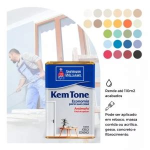 Tinta Acr Lica Fosca Kem Tone Sherwin Williams L Cobertura Superior