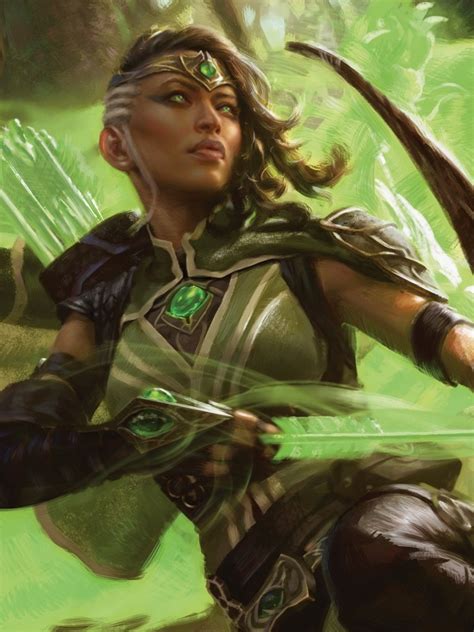 Mtgnexus Vivien Arkbow Ranger Art By Yongjae Choi