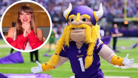 Vikings Mascot Trolls Taylor Swift For Missing Sunday's Game